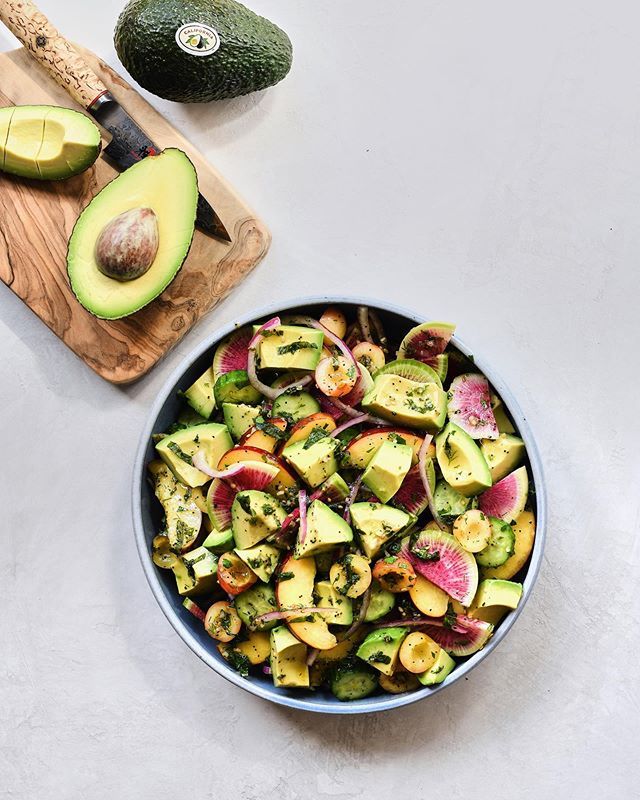 Lately, <a href="/mosesaipa/">Moses Aipa</a> and I have been cooking all our meals al fresco and cannot wait to get to grilling this Memorial Day weekend! We’ll be pairing all our grilled mains with this Fresh Herby California Avocado, Radish, and Cucumber (Stone Fruit, if availa… bit.ly/30HYcjJ