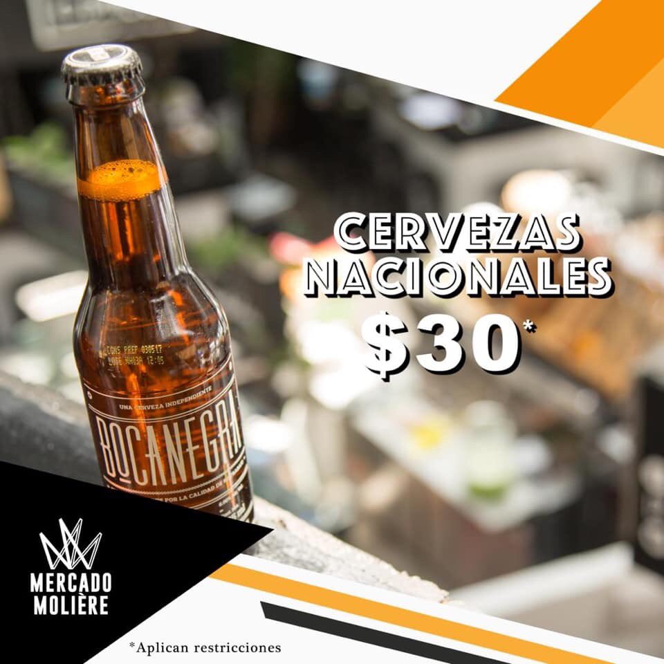 ¡Jueves y Viernes cerramos a las 10pm! Ven a disfrutar de nuestras promociones. 🍺🍺 #Molière500 #felizfinde
