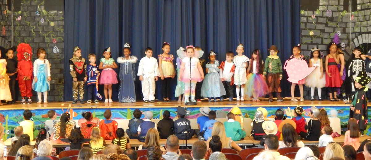 KimLatremore's tweet photo. @VS13UFSD James Dever Kindergarten put on a wonderful performance of ABC Land to show how much they have learned about words this school year! #DedicatedatDever https://t.co/ctmDmmITA1