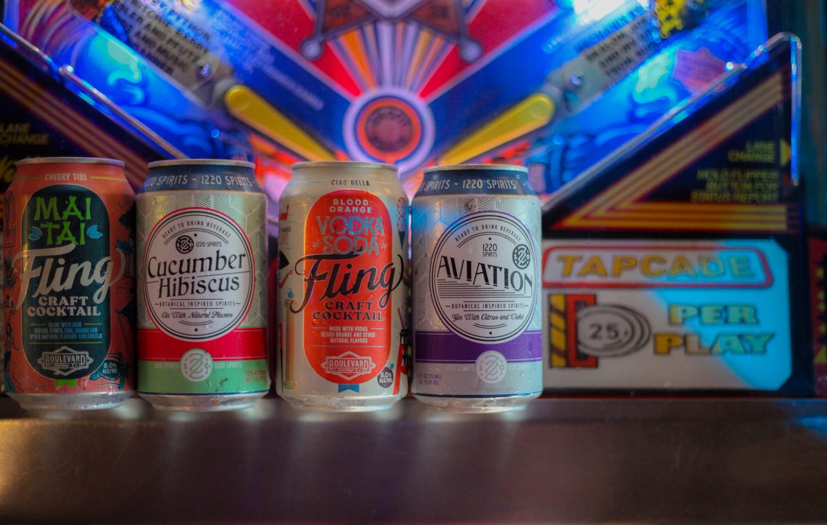 Cocktails in a can? No fuh-CAN way!

Grab one of these delicious cans from @FlingCocktails and @1220spirits now at Tapcade!
