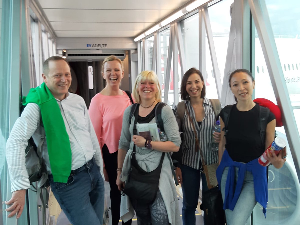 And we're off! The first group are on their way to #Malawi