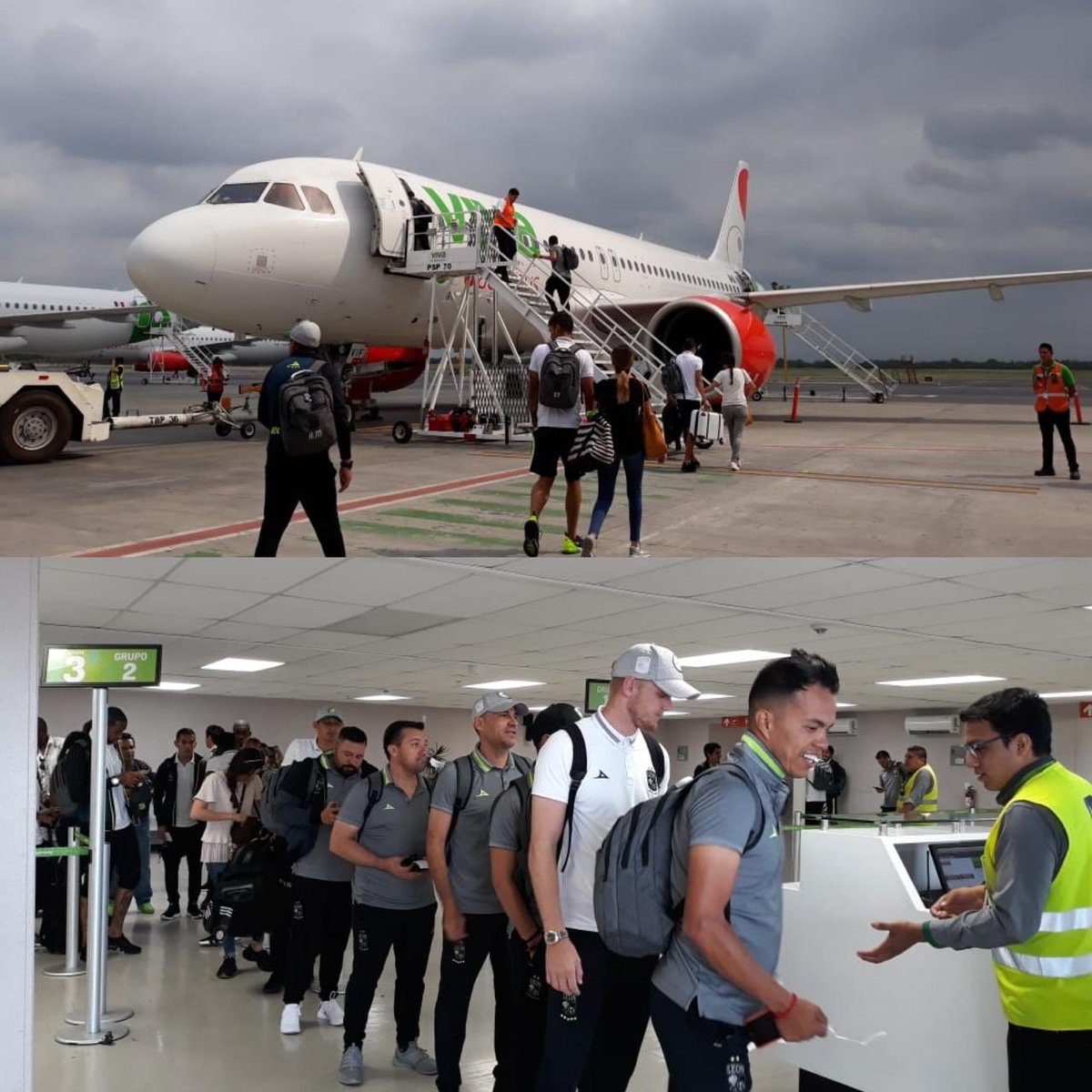 omarzeron's tweet photo. Ya va de regreso en la terminal C De @VivaAerobus el  @clubleonfc después de su derrota de 1-0 en la final de ida contra @TigresOficial  todavía le queda mucha historia a esta final 

¿Quien crees que se la lleve? 

RT   🐯 
MG  🦁 https://t.co/hM7Me2aYWI
