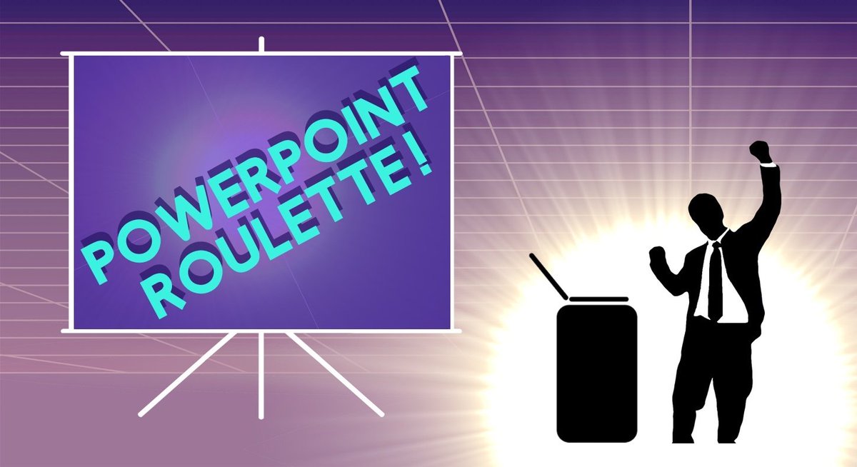 PowerPoint Roulette is tonight at 7pm at <a href="/caveatnyc/">CAVEAT</a>!

With:
@aparnapkin
<a href="/silkyjumbo/">shalewa sharpe</a>
<a href="/JonBershad/">Jon Bershad</a>
Onnesha Roychoudhuri
<a href="/mblei/">Micaela Blei</a>
Musical guest <a href="/lorenberi/">Loren Berí</a>
Scientist guest @jonesrooy

Tickets: caveat.nyc/event/powerpoi…

Start your Memorial Day weekend right: with misused business software