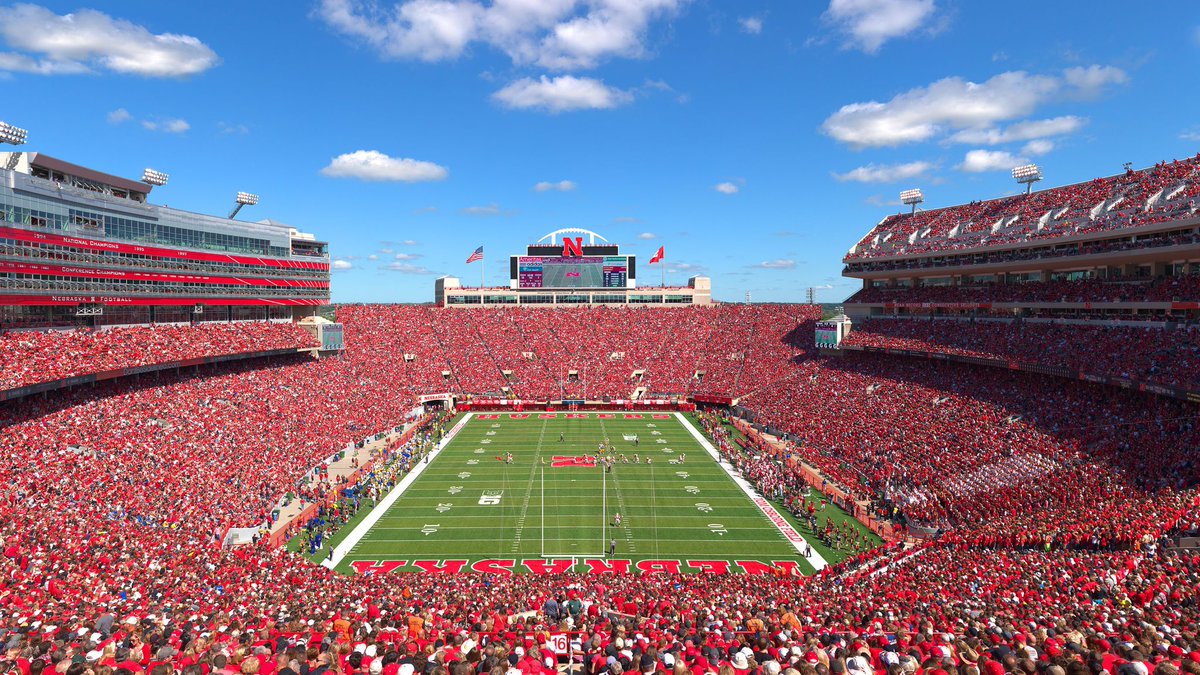 CFBHome's tweet image. For the second year in a row, Nebraska’s Memorial Stadium has won our tournament and has been voted the best Stadium in all of College Football.