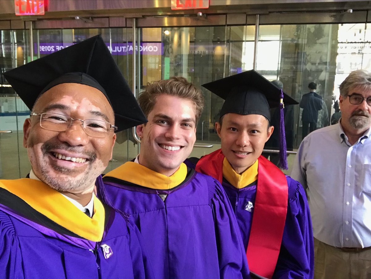 jasonpmoss's tweet photo. Congratulations gents! #msba #Stern2019 https://t.co/FNzxblOgDi