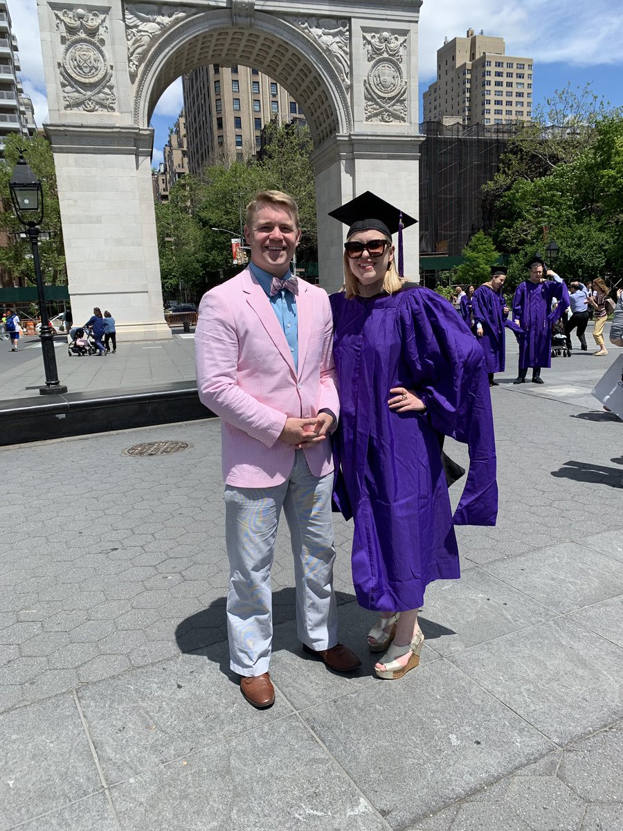 PatThomasNews's tweet photo. #Stern2019
Checkout the lovely grad @NYUStern! @stephielaur is receiving her MBA today. She is a 1st-gen bilingual college who has been able to earn three degrees! Today I have never been prouder to stand beside and have the blessing of GETTING TO BE her big brother. https://t.co/XnfaXIddsV