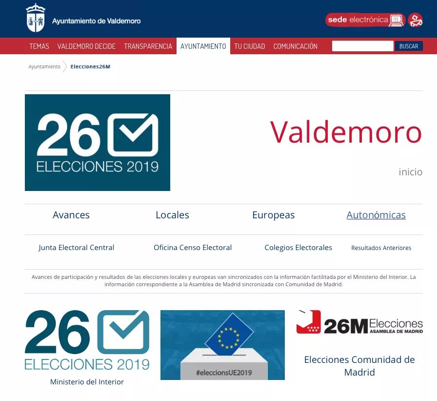 Ayto_Valdemoro's tweet photo. Trabajando en la señalización de los colegios para facilitar el voto a los 51.569 valdemoreños y valdemoreñas el próximo domingo. Podrás seguir el desarrollo de la jornada electoral #26M a través de la página web del Ayuntamiento. https://t.co/OdE2wsSGef