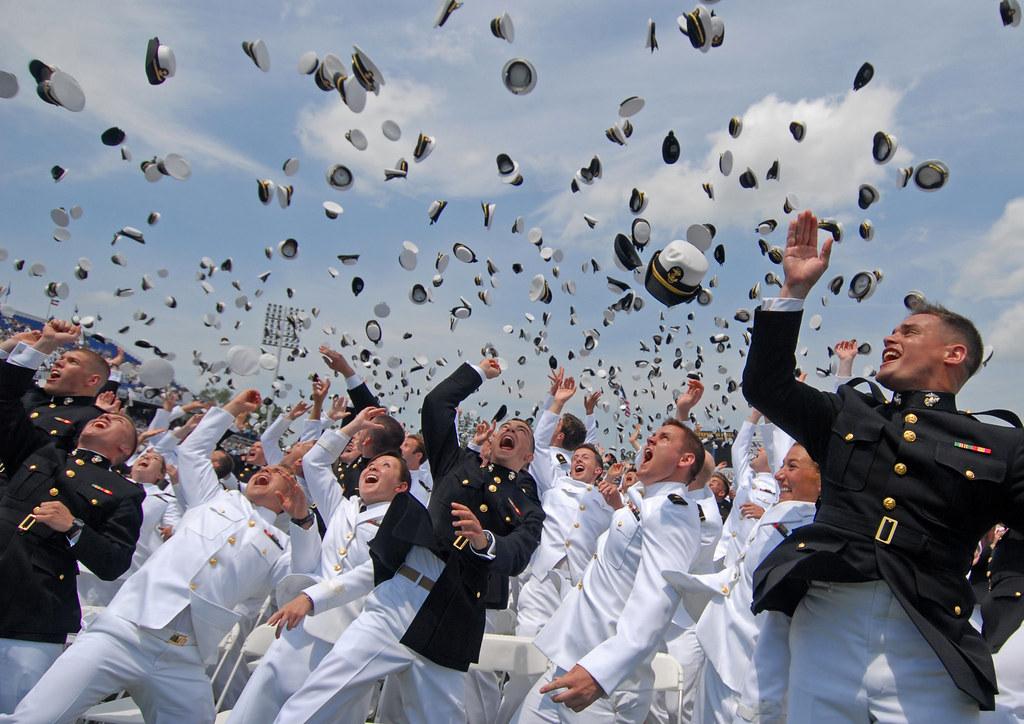 And to the US Naval Academy Class of 2019... Congratulations, and BUCKLE UP!