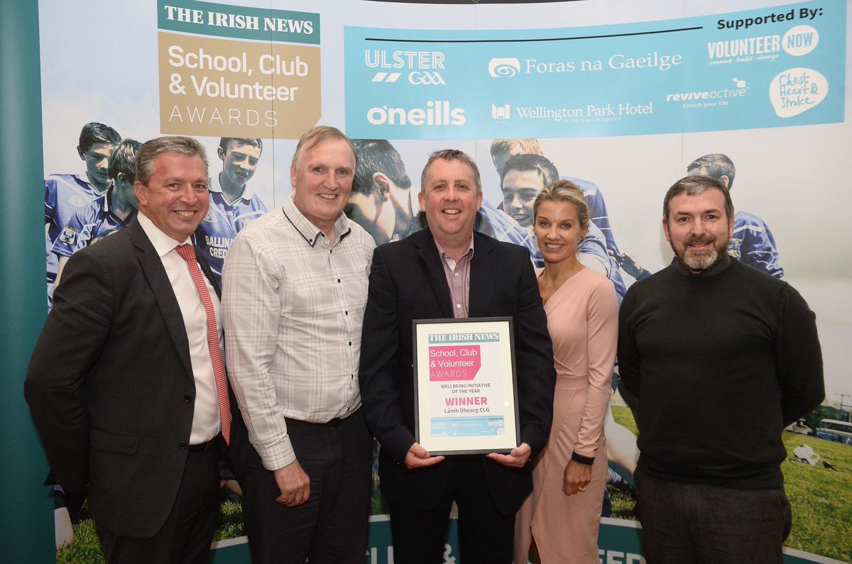 JohnBrollyJB's tweet photo. Really inspiring speech from @ClonduffGAC & @OfficialDownGAA Paula O’Hagan sharing her passion for playing & coaching. Congratulations to all the Irish News School, Club & Volunteer Award winners 🏆#IrishNewsSCV https://t.co/0szlEPyLaN