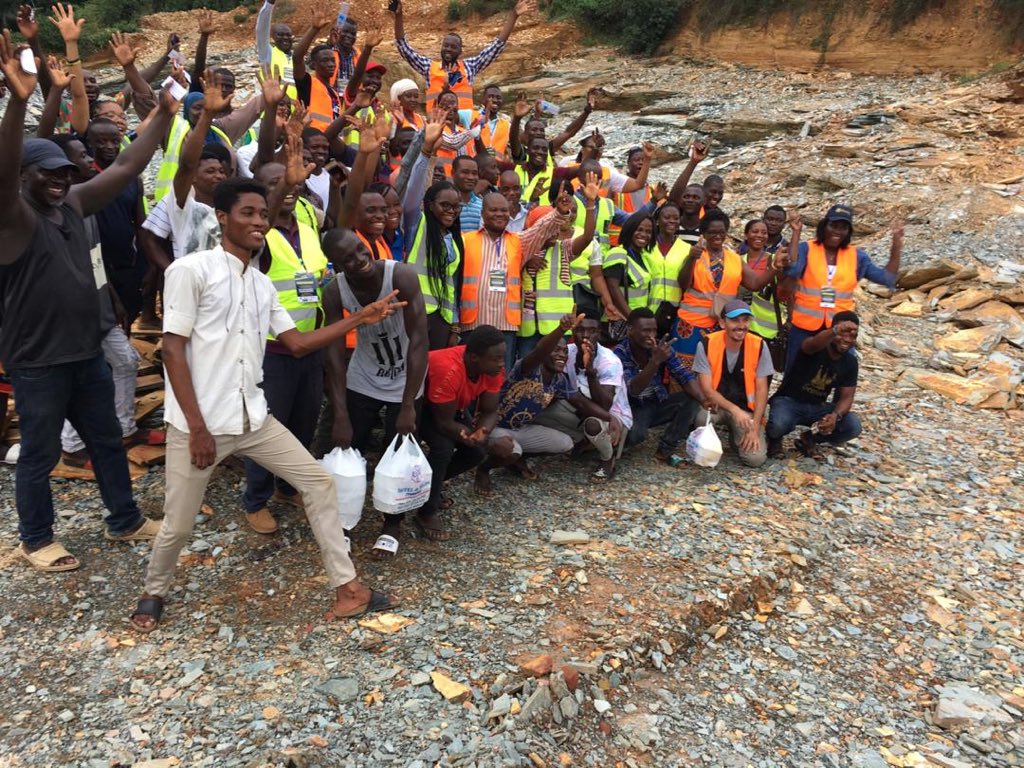 _DanielFranks's tweet photo. Ladies and gentleman, I give you the future of artisanal and small-scale mining... #WART @SMI_UQ @MEfDAlliance @AusAmbGHA @OECD_BizFin @UMaT_edu_GH https://t.co/CW8w7J2jbf