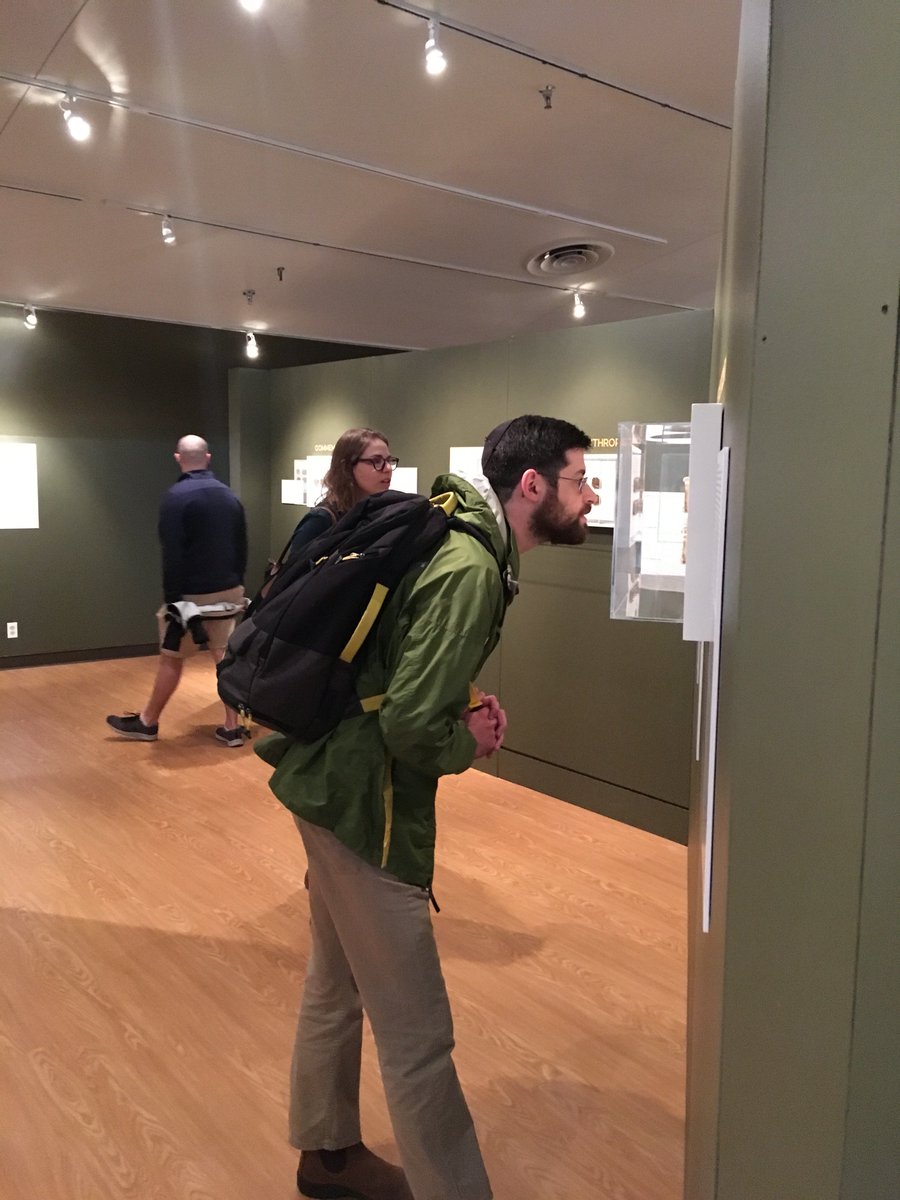 Shabbat Shalom!

Thank you to all who came out last night for our Jewish-American History Trivia Night at the Skirball Museum.

Our Curatorial and Registration Assistant, Sarah Schneider, led a tour of "Striking Medals: 50 Years of the Jewish-American Hall of Fame" (1/2)