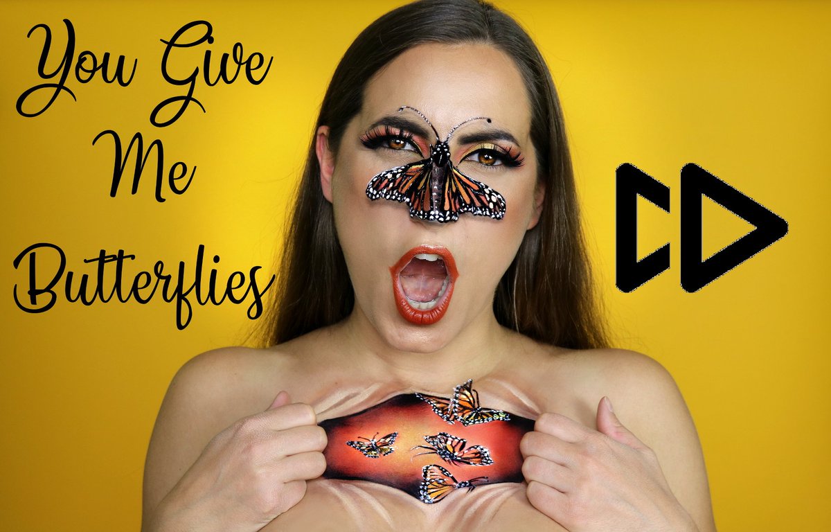 SaraMagicMakeUp's tweet photo. Tag someone who gives you butterflies ๐ฆ๐ #mimixmehron #mimles #butterfly #butterflies #illusionmakeup #makeupideas @mehronmakeup ๐ฆhttps://t.co/Pucp0vQqbD ๐ฌ https://t.co/5AeqF7DS28