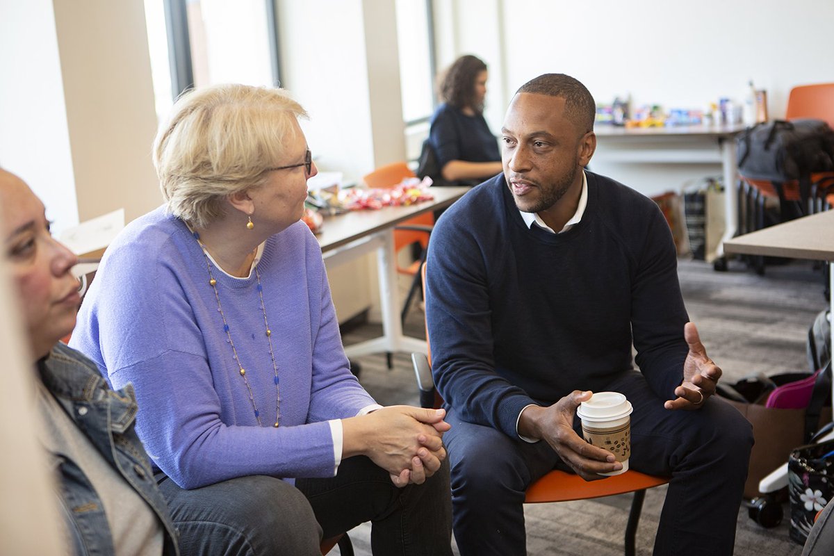 the_equitylab's tweet photo. Our #SeedingDisruption fellows were deep in conversation during our convening last week as they used equity-driven design thinking to solve specific problems in their work! #theequitylab https://t.co/bkyYdyTsXr
