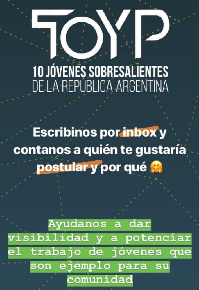 Te estamos buscando "Joven Sobresaliente" 👀🔎