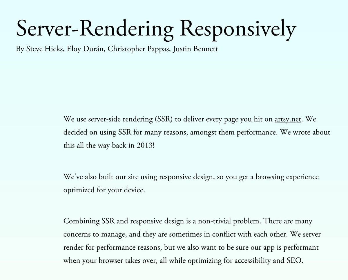 Screenshot of the title and first three paragraphs of the linked-to blog post.