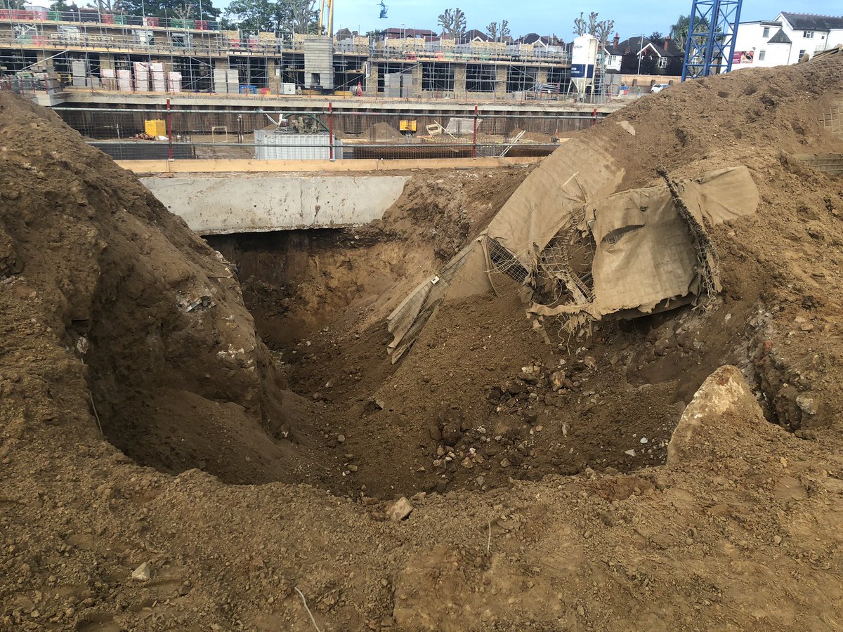 MPSKingston's tweet image. Roving reporter on scene at the detonation site. @MPSKingston social media team showing you the mess!