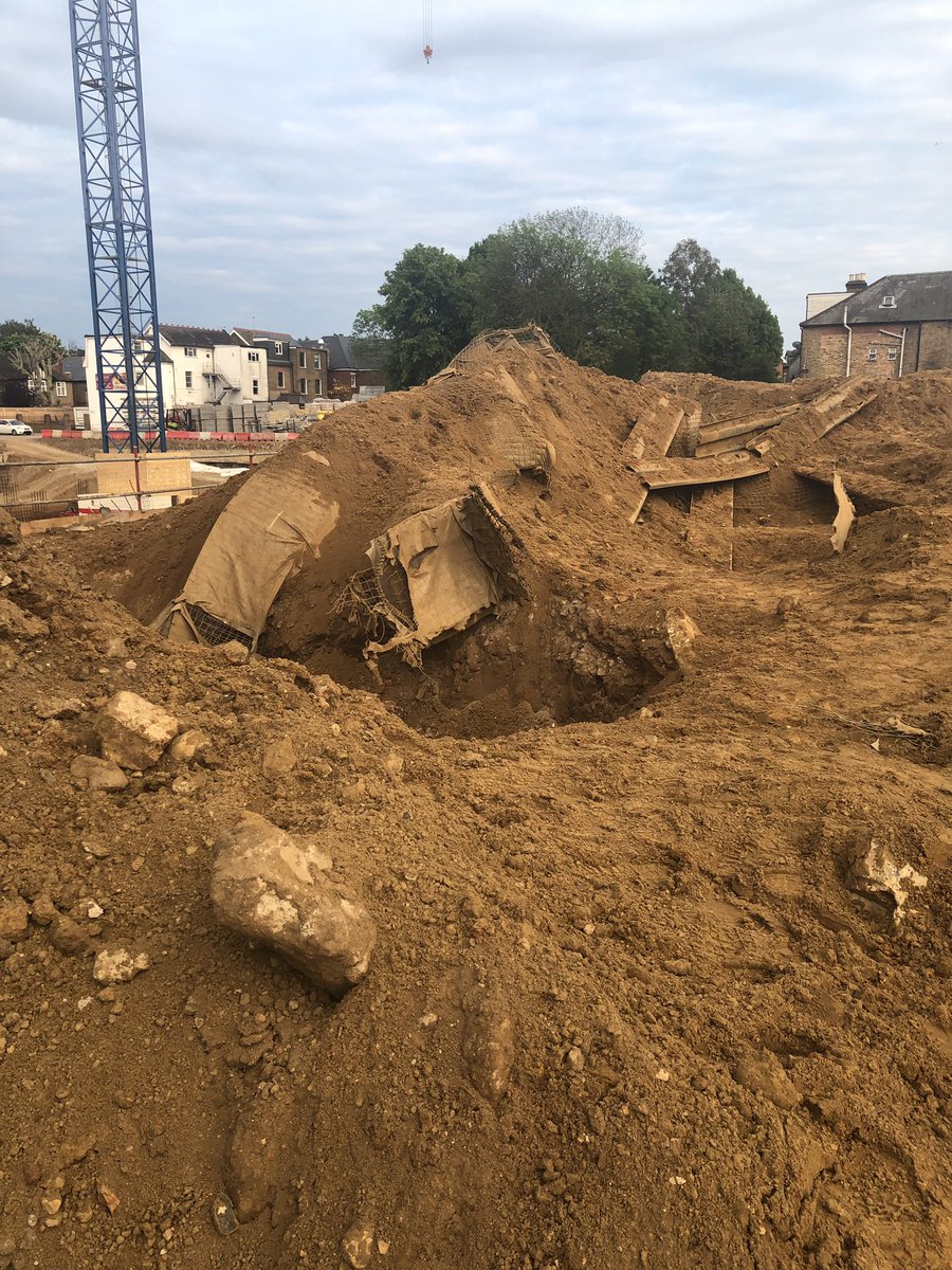 MPSKingston's tweet image. Roving reporter on scene at the detonation site. @MPSKingston social media team showing you the mess!