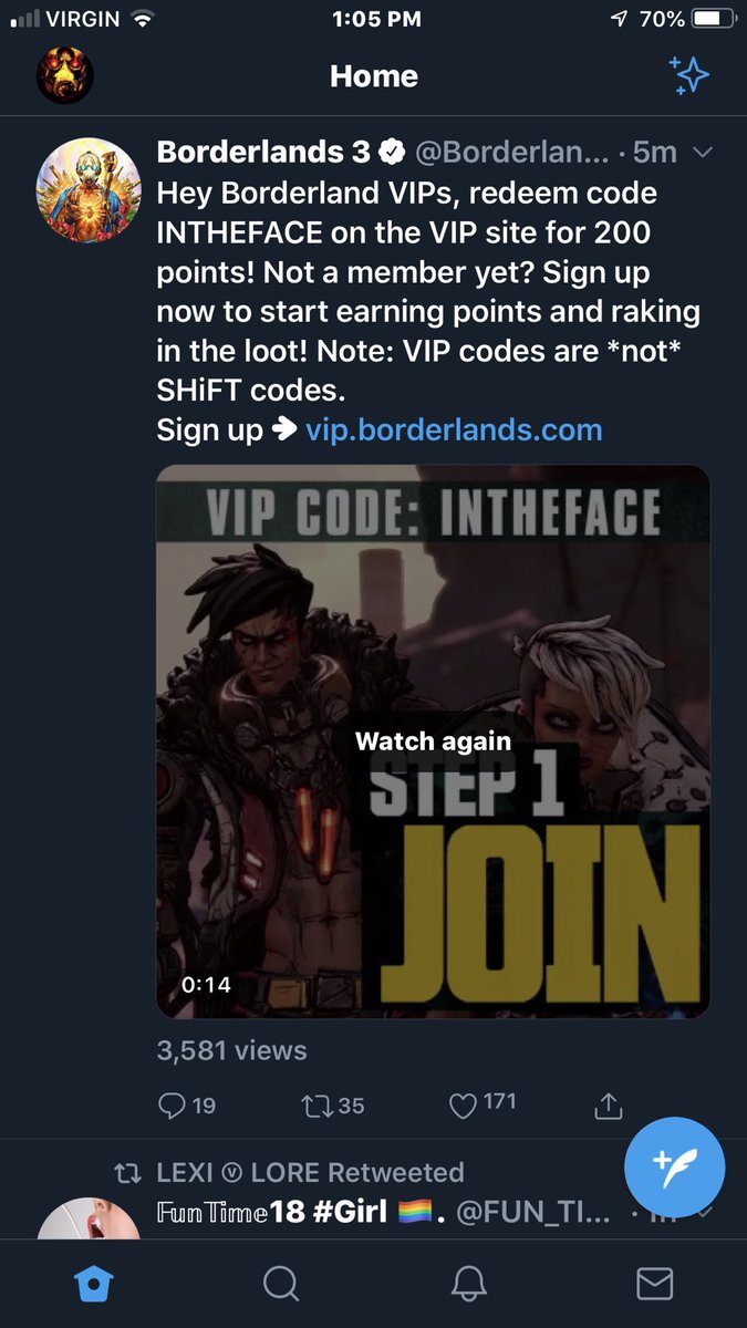 Borderlands 3 We Re Aware Of Issues Affecting The Vip Website Thank You For Your Patience As We Investigate