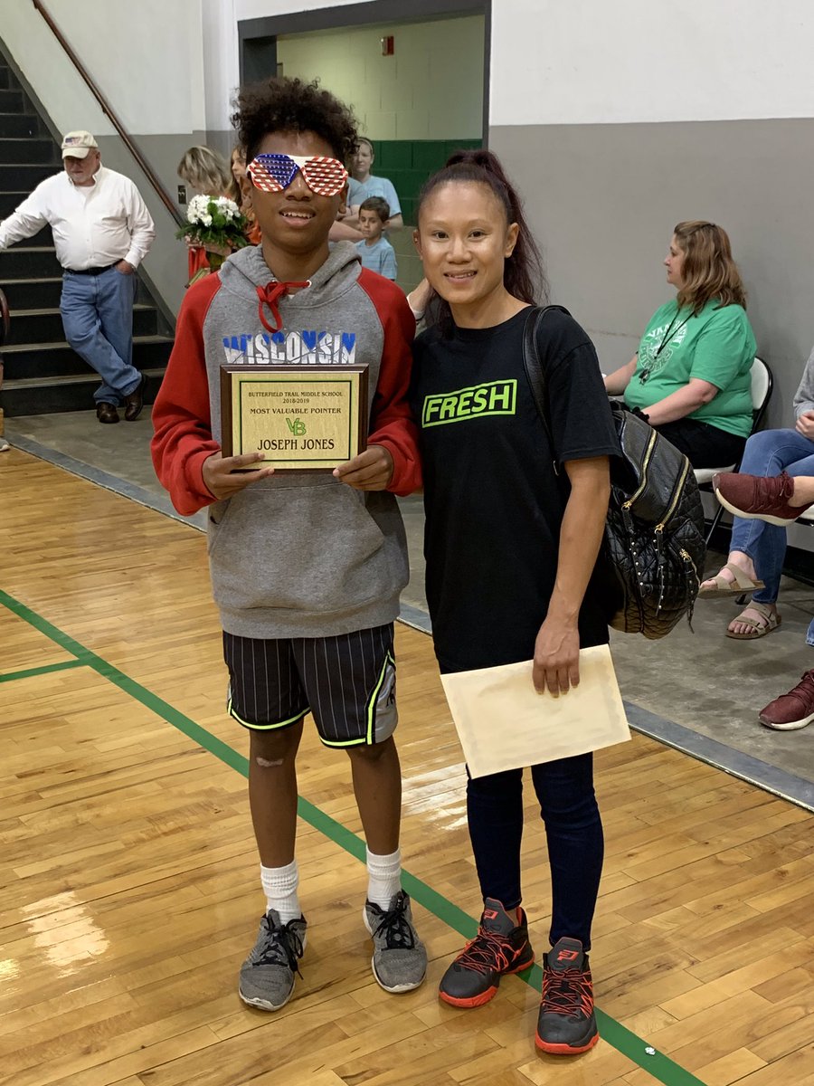 ButterfieldTMS's tweet photo. Pointer Pride Assembly! Congrats to Katelyn and Joseph Pointers of the Year and Ms. Jones Teacher of the Year! #vbbtms https://t.co/uu5MH1WKJF