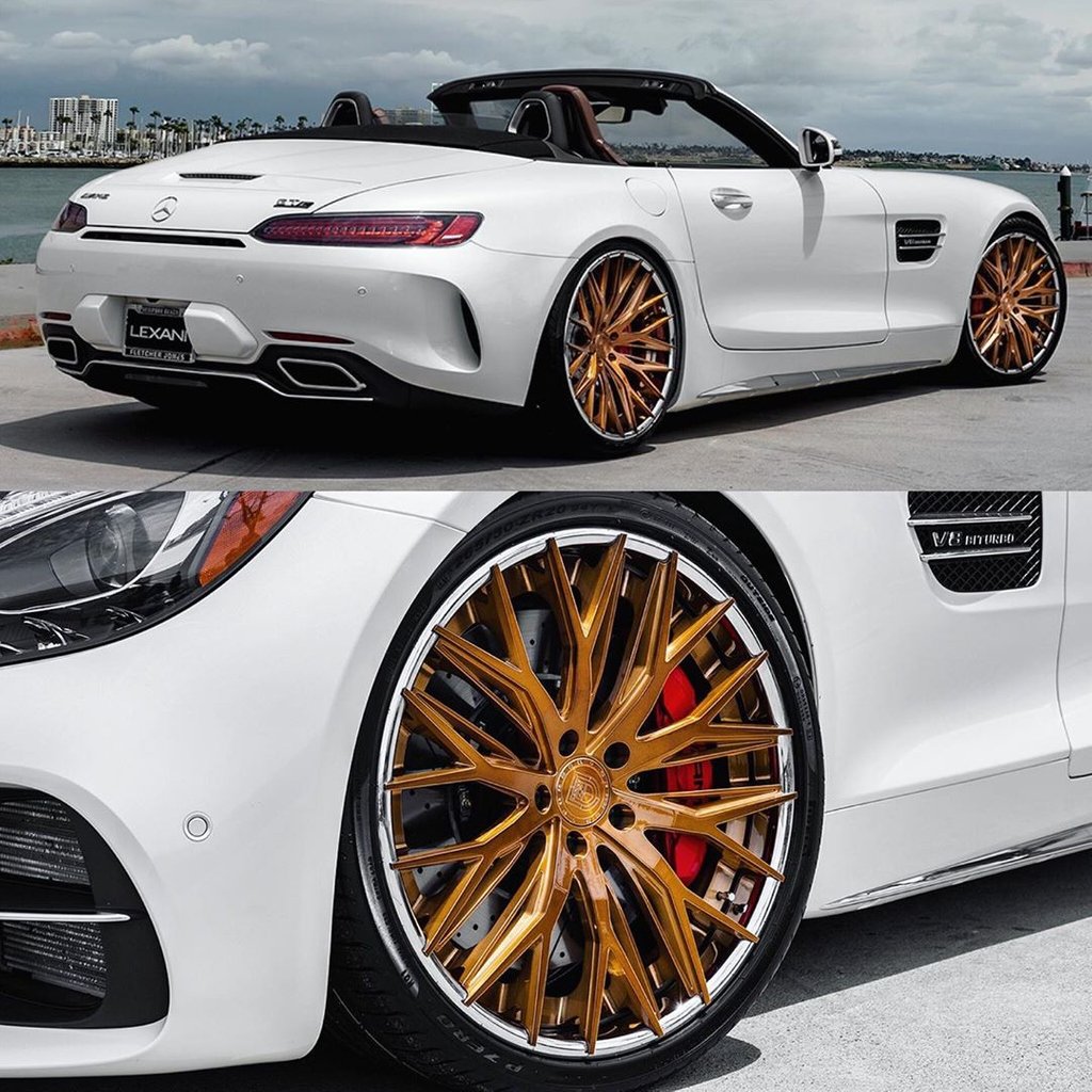 Mercedes-Benz AMG GT C on <a href="/lexani/">Sandra Esquibel</a> LZ-Aries Custom Finish Wheels