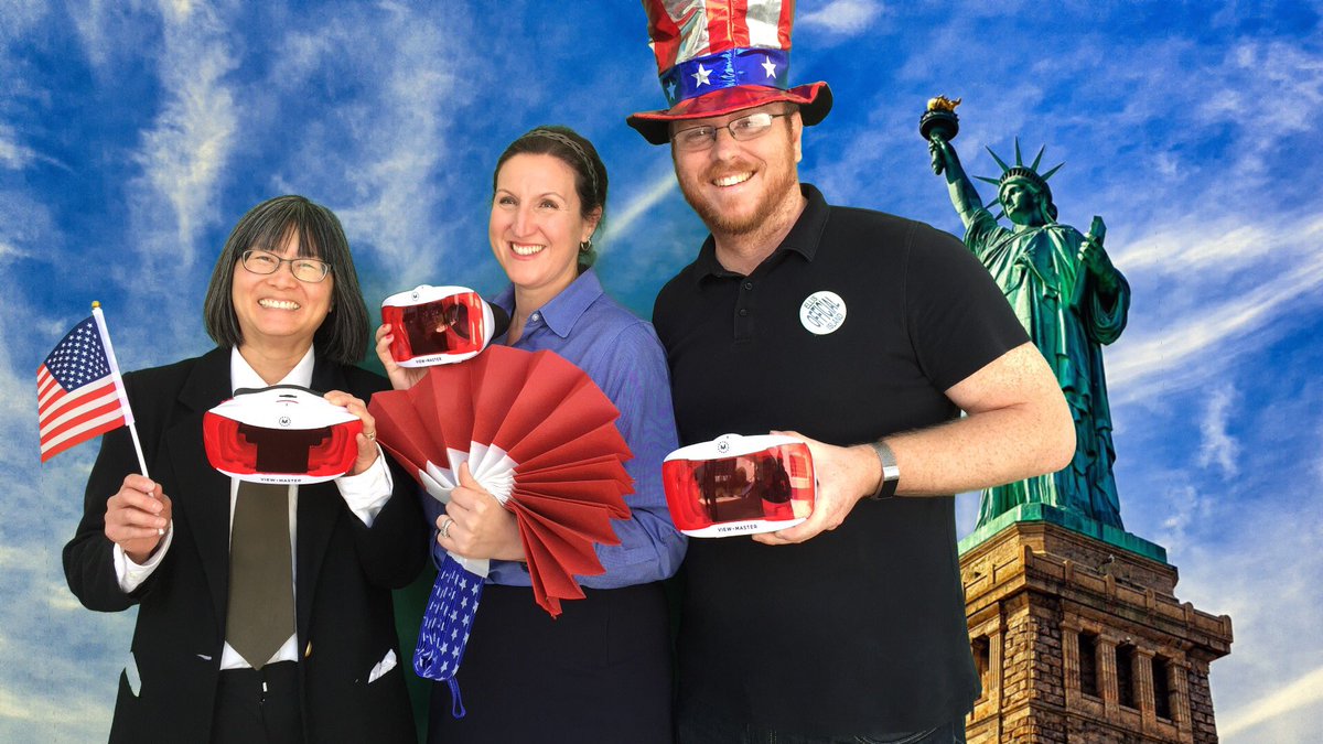 HistoryFrog's tweet photo. @FirstAveMS @FirstAvePTSA @ArcadiaUnified @sissafa786786 @TooCool4MS @hymieholmes @FirstAveTheatre @Misabela6221 @1stAveMrMora @FAindustech @McSWEDE1973 @TheTiffYoung @mrskmora #FAEllisIsland #FirstAveVR Dream Team! Thanks @chrisjkearns @MrsJudyNguyen @lantonha https://t.co/MqVZ22VYnT