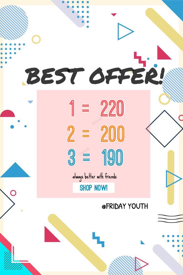 chula_youth's tweet photo. ชวนเพื่อนมาซื้อ มีแต่ลดกับลด! 🌈🌈
แค่แชร์โพสของร้านเราลงสตอรี่ไอจี รับไปเลยโปรโมชั่น 2 ตัว เหลือตัวละ 200 บาท และ 3 ตัว เหลือตัวละ 190 บาท!!
ราคาดี คุณภาพดี ดีไซน์ดี
สนใจ DM มาได้เลยค่าา
#cufirstdate #cufirstdate62 #intania103 #shi80 #lawcu #educu #dek62 #tcas62 #cu103 #ทีมจุฬา https://t.co/T0C6bWjU36