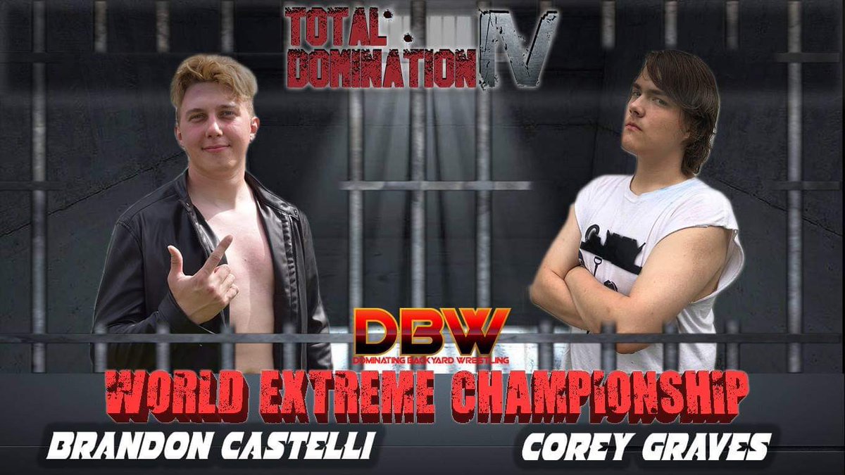 WrestlingDBW's tweet photo. Tonight! The first match from #TotalDomination4 will premiere on the #DBW YouTube Channel!! https://t.co/rnvkrqKEPn