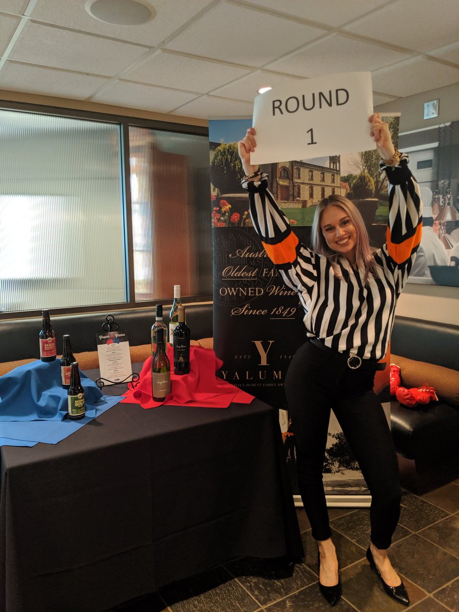 We are so excited for the Grapes vs. Grains Dinner tonight with @Pacific_Prairie and <a href="/alley_kat_beer/">Alley Kat Brewing</a>! Let's begin! #RoundOne