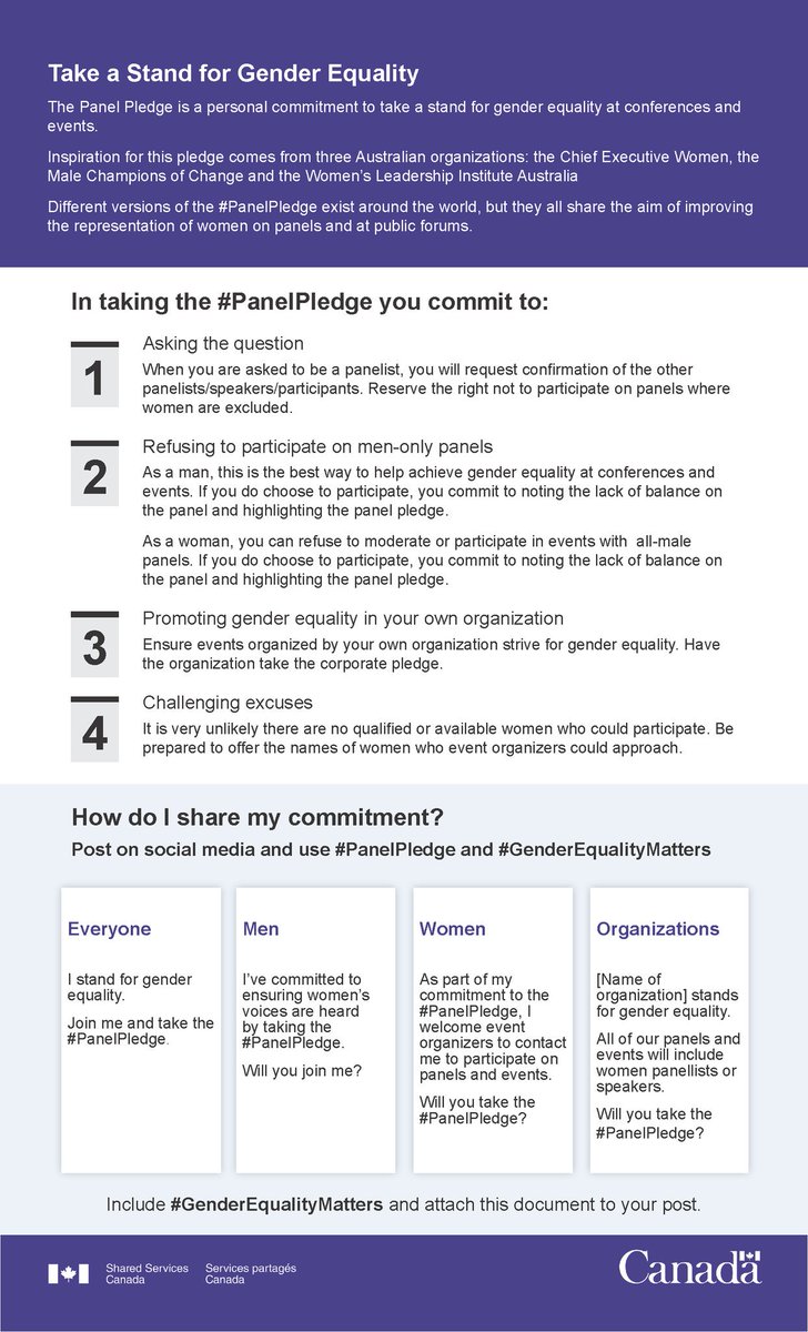 Sarah_Paquet's tweet photo. In only 48 hours, more than 50 people have answered my #panelpledge challenge... merci à tous pour votre participation! 

Faites comme nous et prenez l'#engagementpanel. Join us and take the #panelpledge. https://t.co/y3UsTBFZrN