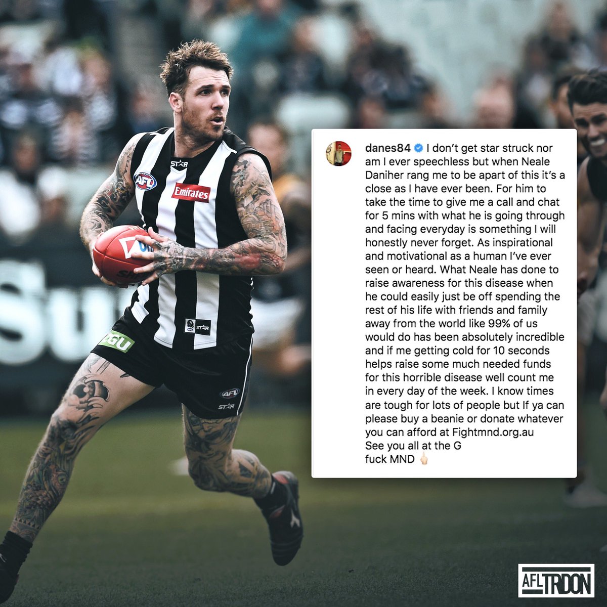 Good stuff here from one of footy’s great rascals. #FuckMND