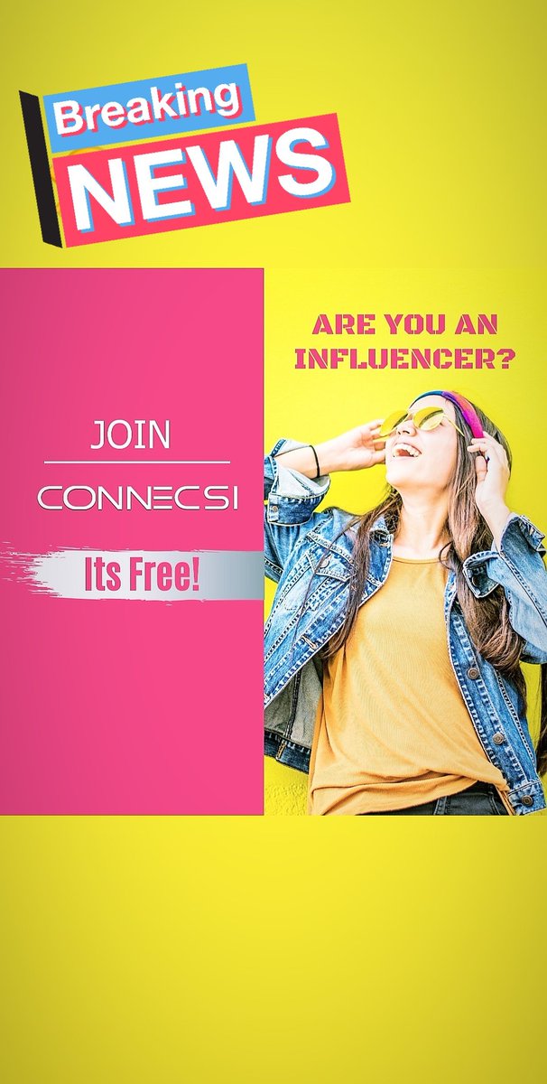 Connecsi's tweet photo. Are you an #Influencer? Join connecsi and meet thousands of #brands #Sponsors💯🌍. ✔️No Fee ✔️ No Commissions.
#influencers #DigitalMarketing #SocialMediaManagement #Youtuber #Instagram https://t.co/aizJPy2q6k