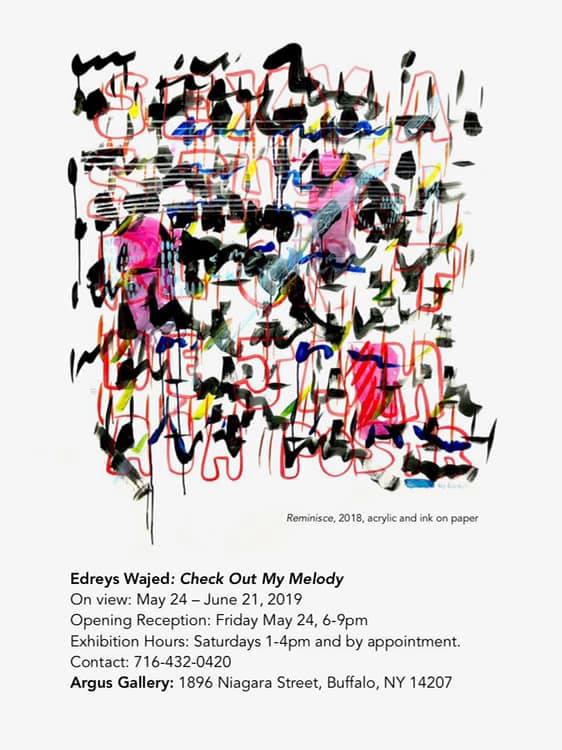 Looking forward to Edreys Wajed: Check Out My Melody opening reception this evening.

Proud to support <a href="/EdreysWajed/">edreys</a> and in helping him explore augmented reality to extend the experience!

#art #artopening #augmentedreality