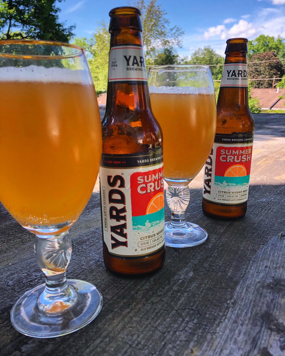 HomemadeDelish's tweet photo. Starting this holiday weekend off right with @yardsbrew summer crush beer πΊ
.
.
.
.
.
.
#beer #yardsbeer #yardsbrewery #cheers #mdw2019 #holidayweekend #summerishere #homemadedelish #memorialdayweekend #phillybrew #local #localbeer #summervibes #beerstagram #phillybeer https://t.co/EQzjHSRREK