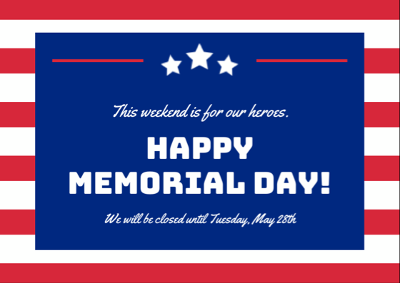 RegrowthI's tweet photo. In memory of the fallen, have a safe and happy Memorial Day weekend! #MemorialDayWeekend https://t.co/fOeHCrl5tM