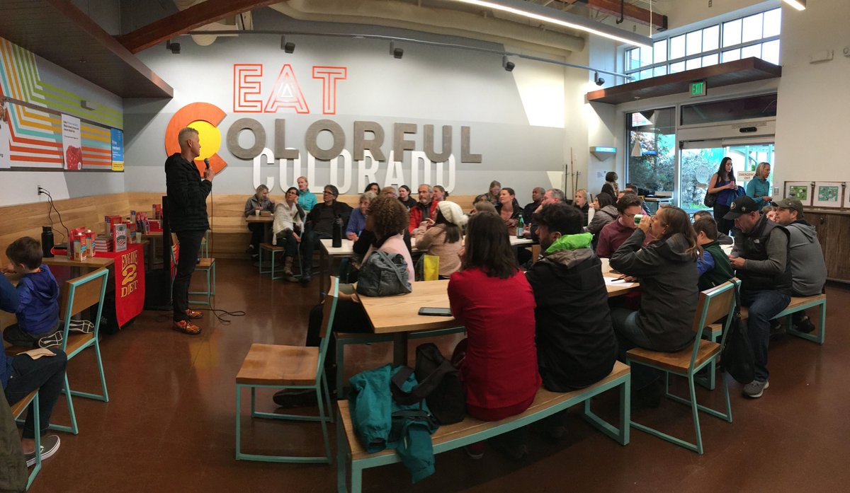 RipEsselstyn's tweet photo. Colorado, you were amazing! This week I continued my #PlantstrongTour in #Boulder, #FortCollins & #Longmont #Colorado. Thanks to all who stopped by!
#AskRip #RiponTour #plantstrong #plantbased #wfpb #planttruth #gamechangers #eatplants #DenverVegans https://t.co/yCJzAnWzsi