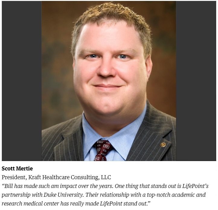 KraftCPAs's tweet photo. The @NashBizJournal Health Care Awards winners weighed in on the 2019 Lifetime Achievement winner, Bill Carpenter III, CEO of @LifePointHealth. Check out what Scott Mertie of @Krafthealthcare and the other honorees had to say at https://t.co/bqPxf7uNSc. #NBJHC https://t.co/PjPJbeWifr