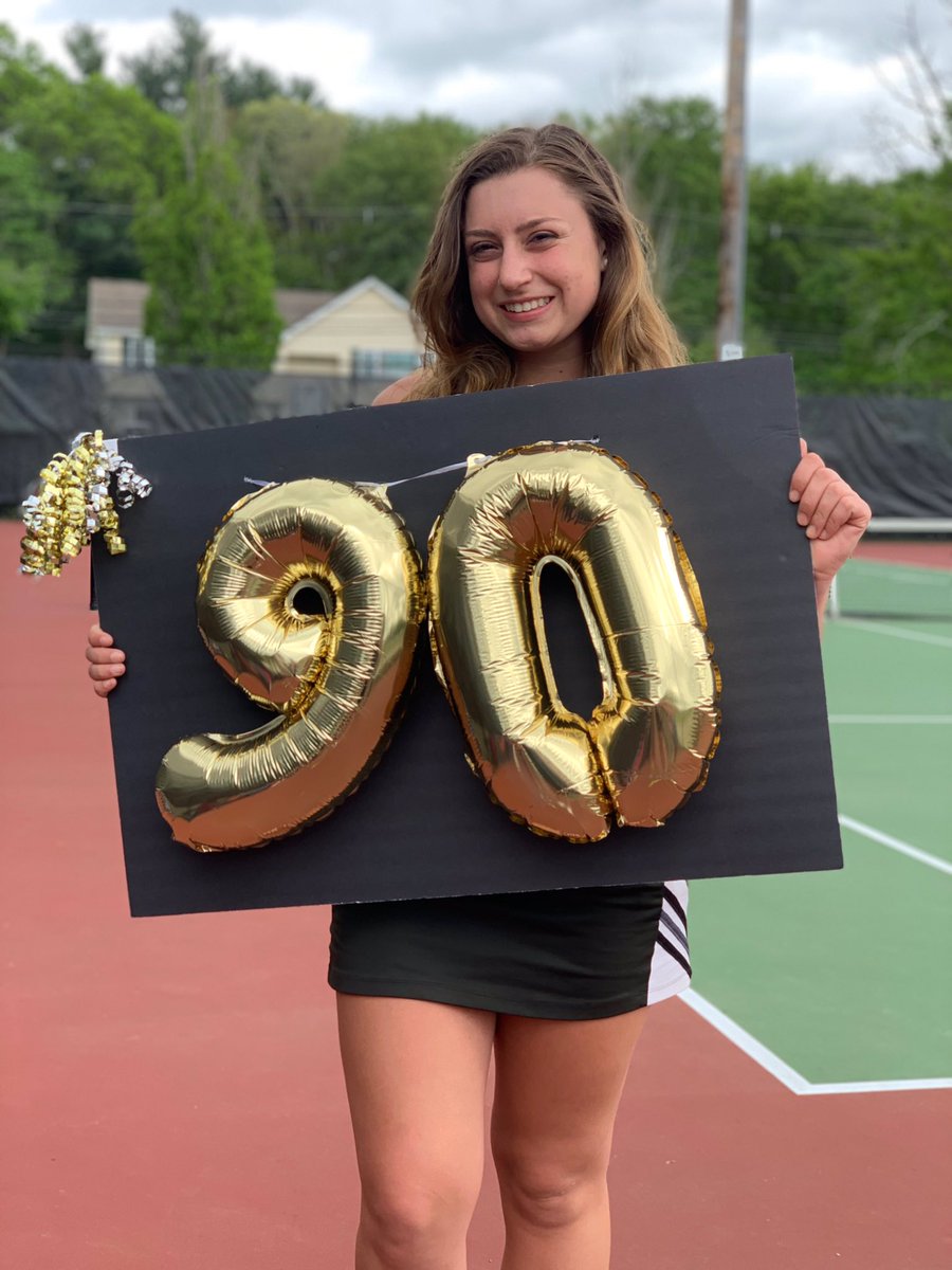 reneepags's tweet photo. Today was @Jillypags07 last @THStigertennis regular season match. With today’s win she got her 90th varsity win. She surpassed the previous record by 20 wins. Looking forward to tournament play. 
#tennis #captain #recordholder #90wins #proudmom #tigerpride https://t.co/juKu4YbQqj