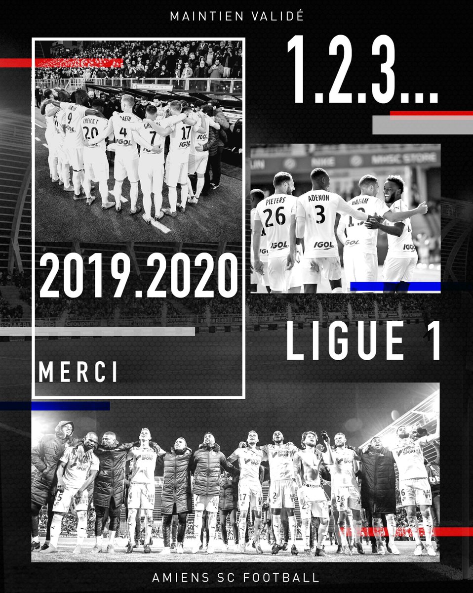 AmiensSC's tweet image. Grâce à la victoire obtenue face à l’EA Guingamp (2-1), l’Amiens SC a obtenu son maintien dans l’élite du football français !!!
Un grand merci au public qui a assuré une ambiance de feu au stade ce soir !
Tous ensemble, en route pour une troisième saison en Ligue 1 Conforama !!!