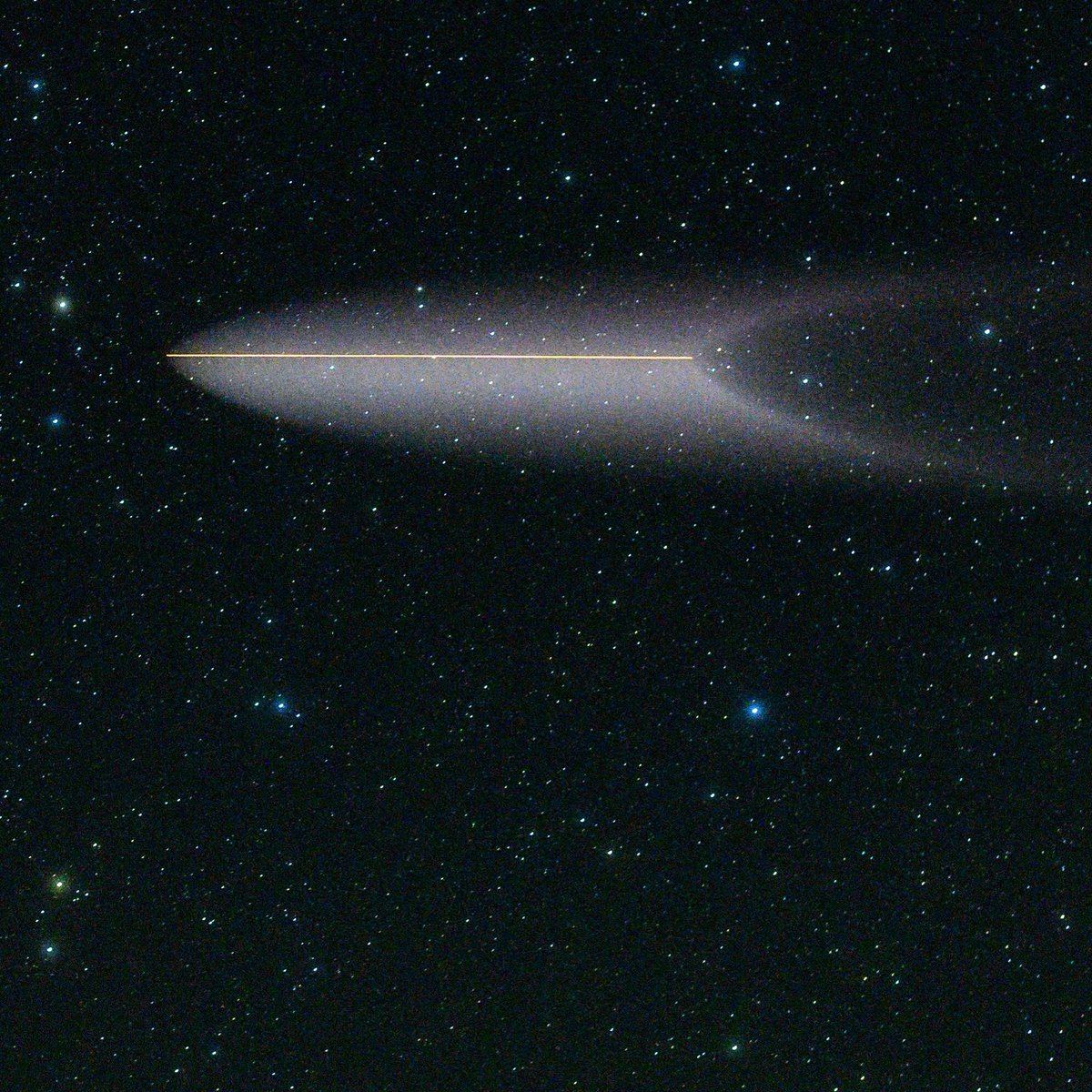 GabeBandH's tweet photo. @SpaceX Reentry from last night’s launch...taken during @natlpksatnight workshop at @CapeHatterasNPS - @NikonUSA @BHPhotoVideo Z6 capture.  @rise_galaxy https://t.co/DqZlkd9AZt