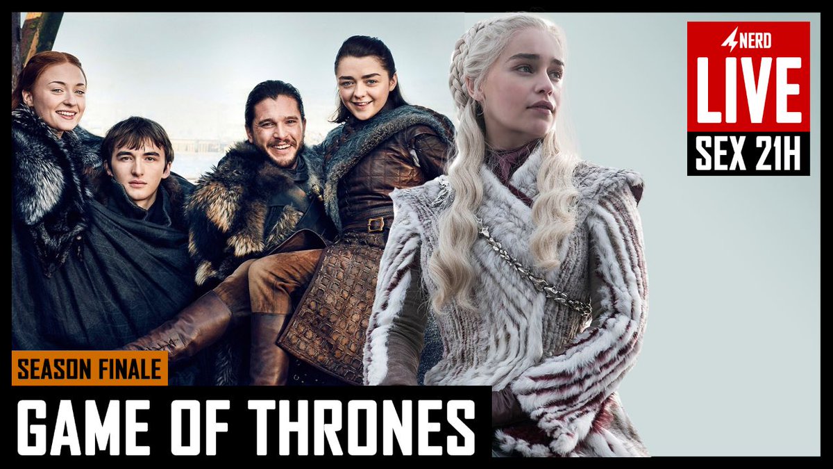nerd_site's tweet photo. Vai ter live no nosso canal do YouTube às 21h sobre #GameOfThrones. CORRE E ATIVA O LEMBRETE! #nerdlive https://t.co/1PGkMAAWSY https://t.co/TBcOeBtgdy