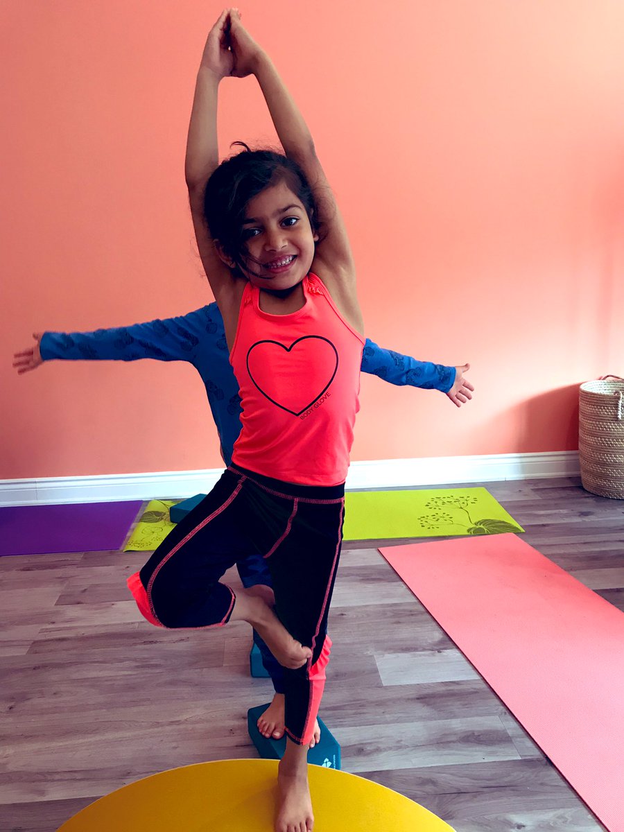 mindful_mssmith's tweet photo. KF-1 had so much fun again at @OnceUponaMat. We went on a @MeddyTeddyLA adventure with a yoga obstacle course and loved practicing our balancing and breath through play. https://t.co/ggEWWcPDvc