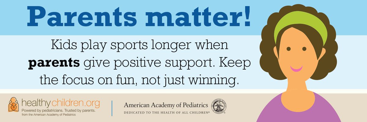 When children have fun playing sports, they are more likely to remain involved! Forcing sports participation is not likely to help the child achieve long-term benefits. Learn more about <a href="/AmerAcadPeds/">American Academy of Pediatrics</a>’ new Organized Sports report here:  ow.ly/73G950uln7q