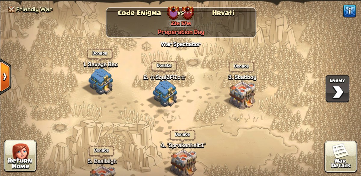 Back on that <a href="/champwarleague/">Champions War League</a> Lite grind. Good luck to <a href="/Hrvaticlan/">Hrvati</a>. Looking forward to a great war.