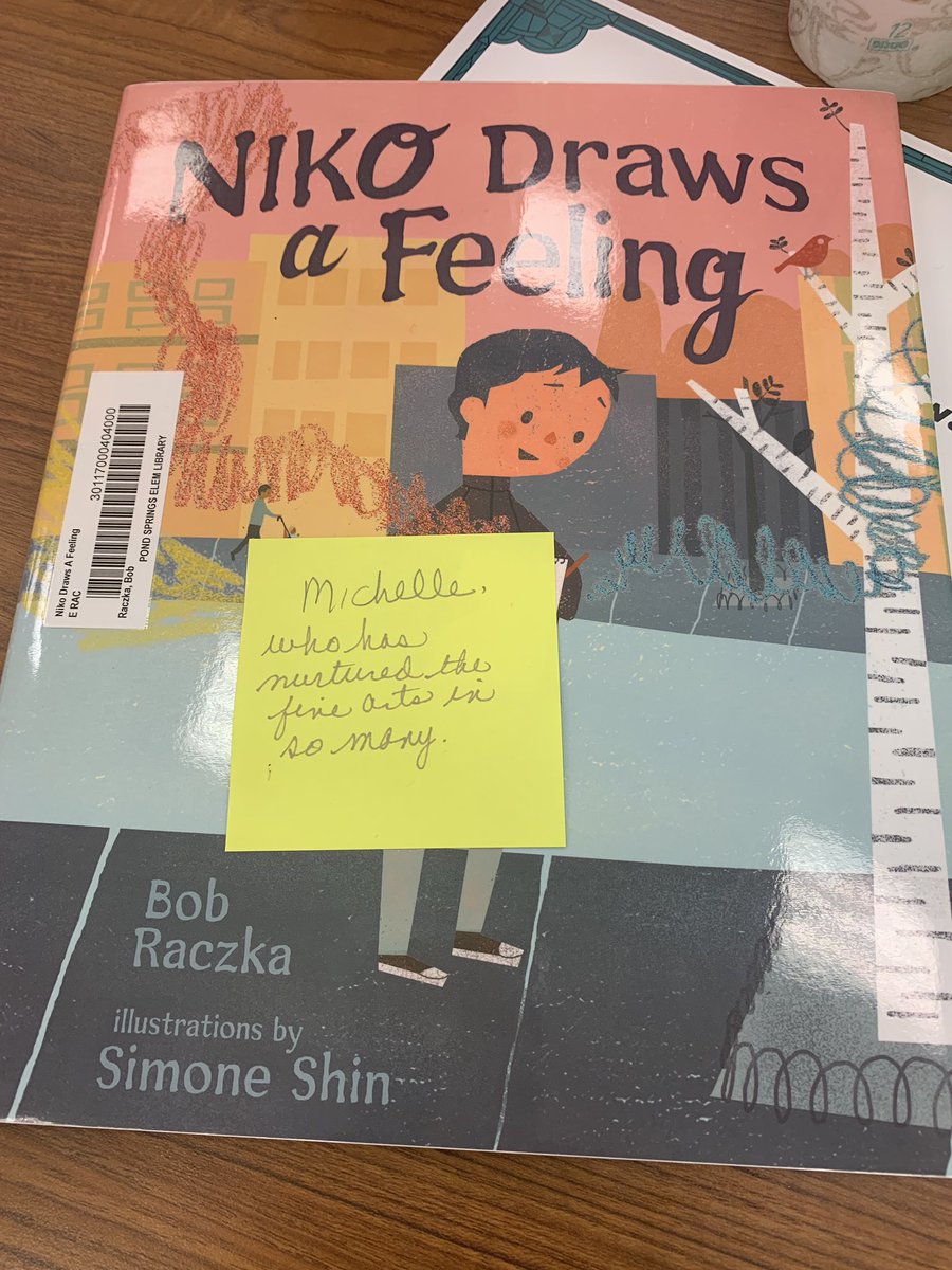 Thank you to our amazing PTA for the yummy breakfast. Thank you <a href="/pondspringslib/">Pond Springs Library</a> for the sweet book dedication. PSE is truly an excellent place to work and I am so very thankful for you all! <a href="/PondSpringsElem/">PondSprings</a> <a href="/TylerHultman/">Tyler Hultman</a> <a href="/MissBaileyRRISD/">Brooke(Bailey)Elarms</a> #RRISD1family