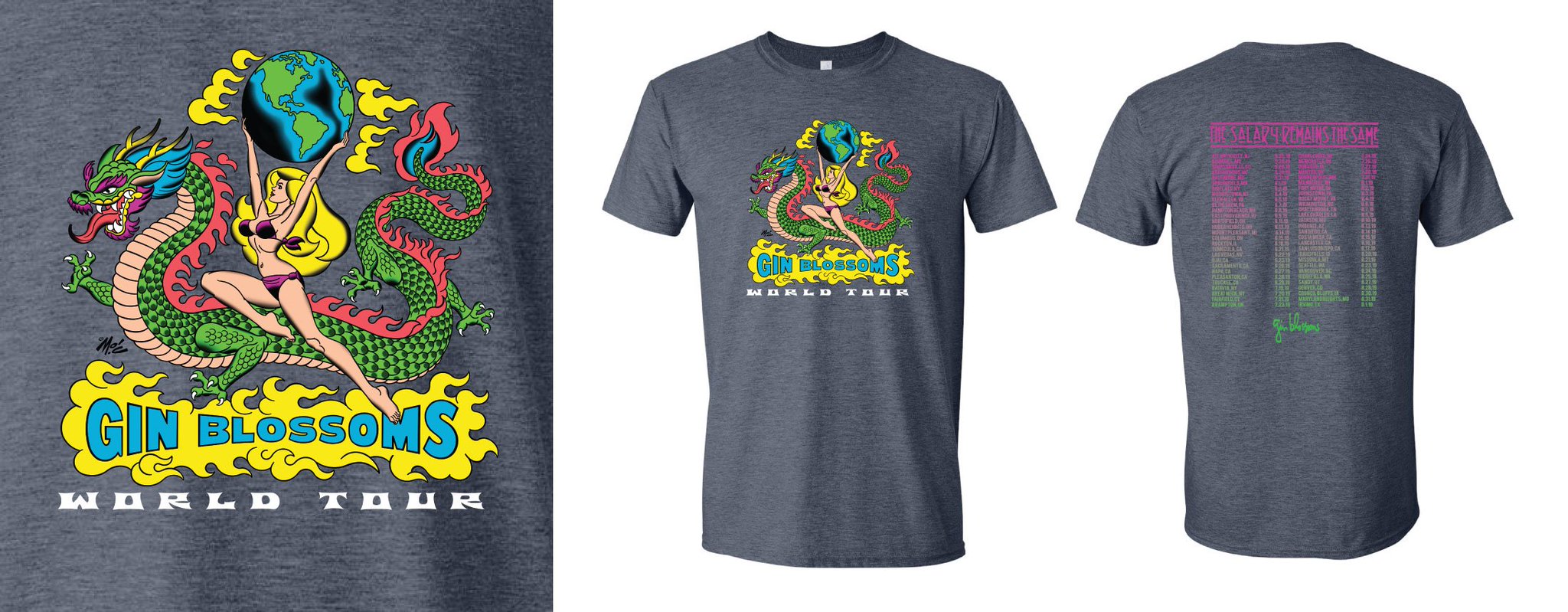 gin blossoms t shirt