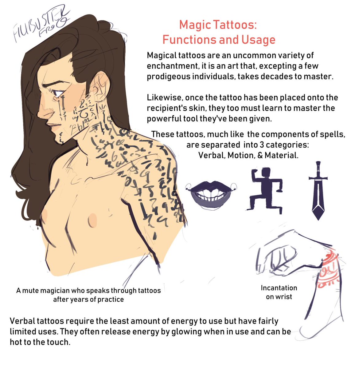 Magic Tattoos Extended common and uncommon  rUnearthedArcana