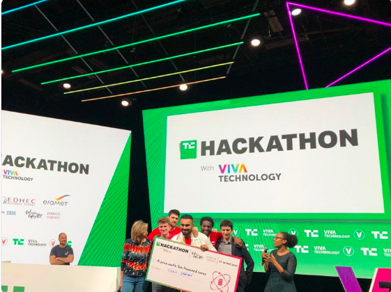 lafayette_pnp's tweet photo. [Ecosystem] Congratulations to the team who built FindABrand, winning the #hackathon organized by @TechCrunch with @gal_laf and @PubSapientFR at @VivaTech 2019! We are delighted to support this innovative tool by welcoming the developers for a two months residence at #LPnP https://t.co/ySkHmXJwhn