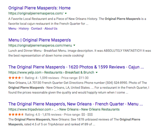 Is Google testing a lighter font color / slightly different font style? Have no seen any discussion around this, but interesting tweak. <a href="/rustybrick/">Barry Schwartz</a> <a href="/JoyanneHawkins/">Joy Hawkins</a>  #SEO #LocalSEO #LocalSearch