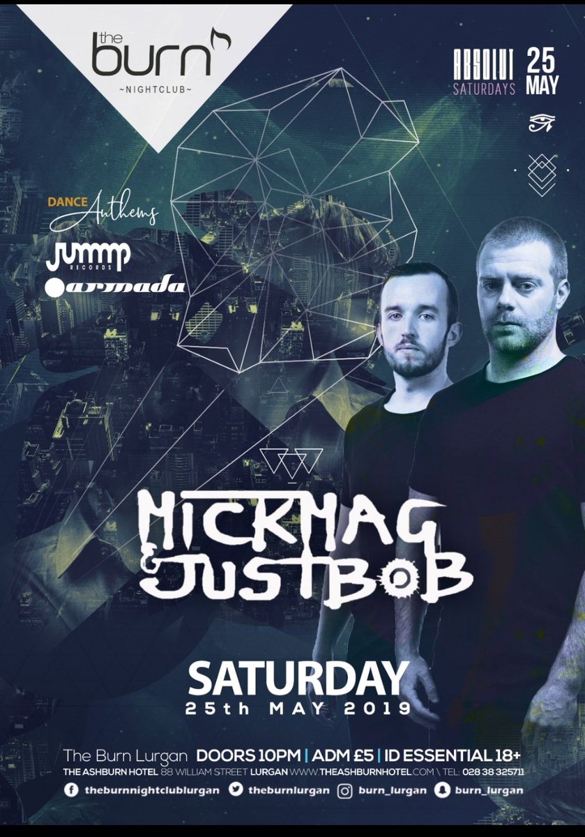 MickMagDJ's tweet photo. Back in @TheBurnLurgan tomorrow night 🙌🔥 @JustBobDJ https://t.co/Eo1URgokMQ